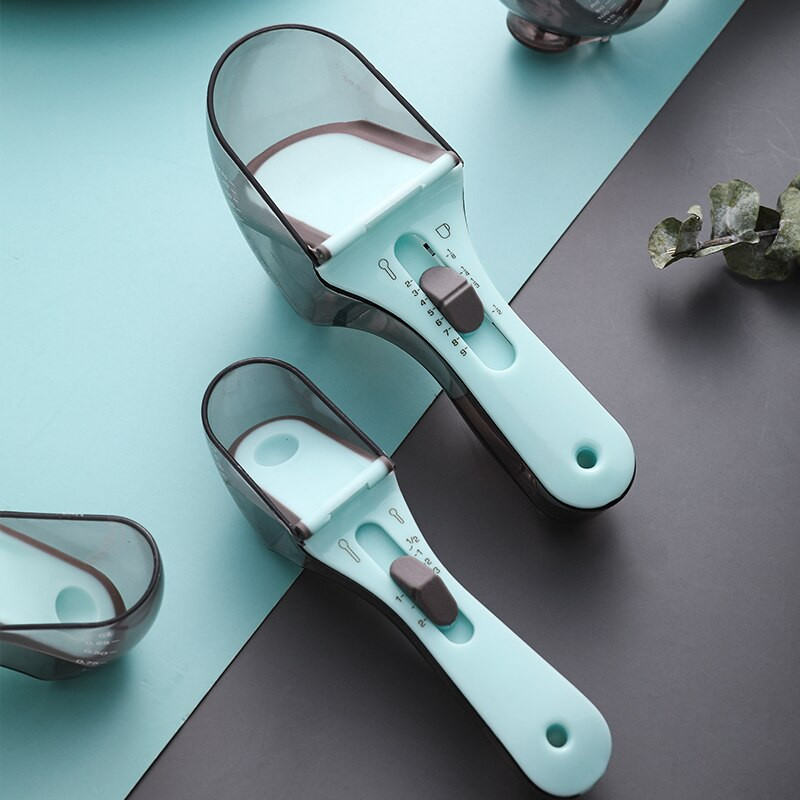 2 KOM. Podesiva mjerna žlica Kava Mlijeko u prahu Žlica Mjerne čaše Precizna vaga Pribor za pečenje Kuhinjski pribor