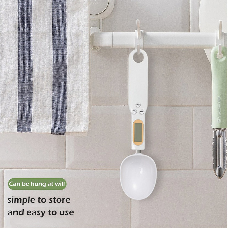 Digitalna mjerna žlica 500g/0,1g prijenosna LCD digitalna elektronička žlica elektronička s vagom alat visoke preciznosti za pečenje