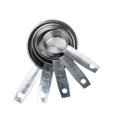 5 komada mjerne čaše od nehrđajućeg čelika, kuhinjska mjerna žlica, lopatica za pečenje čaja, kave, kuhinjskog pribora, set alata za mjerenje