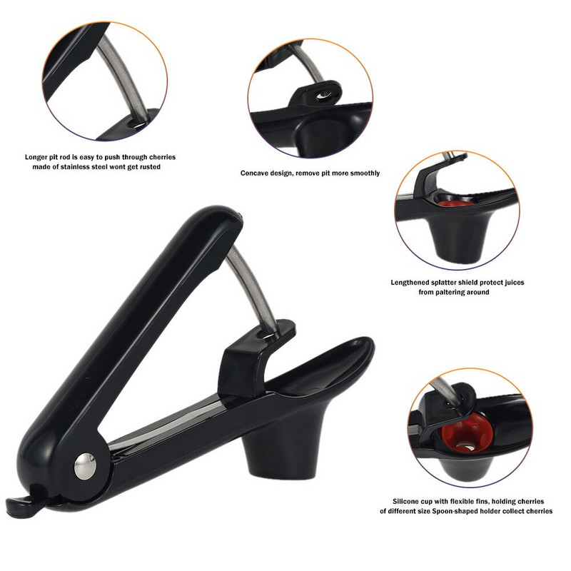 Voće trešnje Kuhinjski odstranjivač koštica Sredstvo za uklanjanje jezgre masline Uklonite košticu Izvadite jezgru Čuvajte kompletan Kuhinjski pribor Pribor