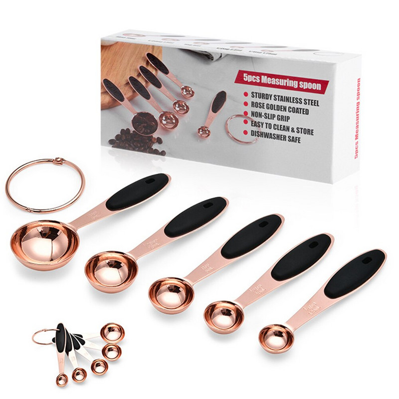 5 kom/set Kuhinjski alat Mjerne žlice Set Žličica Kava Žličica za šećer Mjerne čaše za pečenje kolača Kuhinjski alati za pečenje