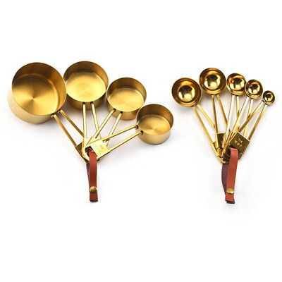 Zbirka mjernih žlica i šalica od 9 komada Set mjernih šalica koji se mogu složiti Kuhinjski dodaci Žličice za pečenje čaja i kave Alati