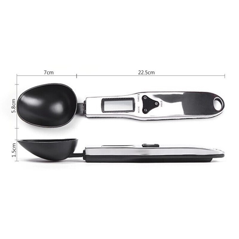 500g/0,1g Mini LCD od nehrđajućeg čelika Elektronička precizna mjerač volumena hrane Kuhinjska digitalna mjerna vaga za kuhanje