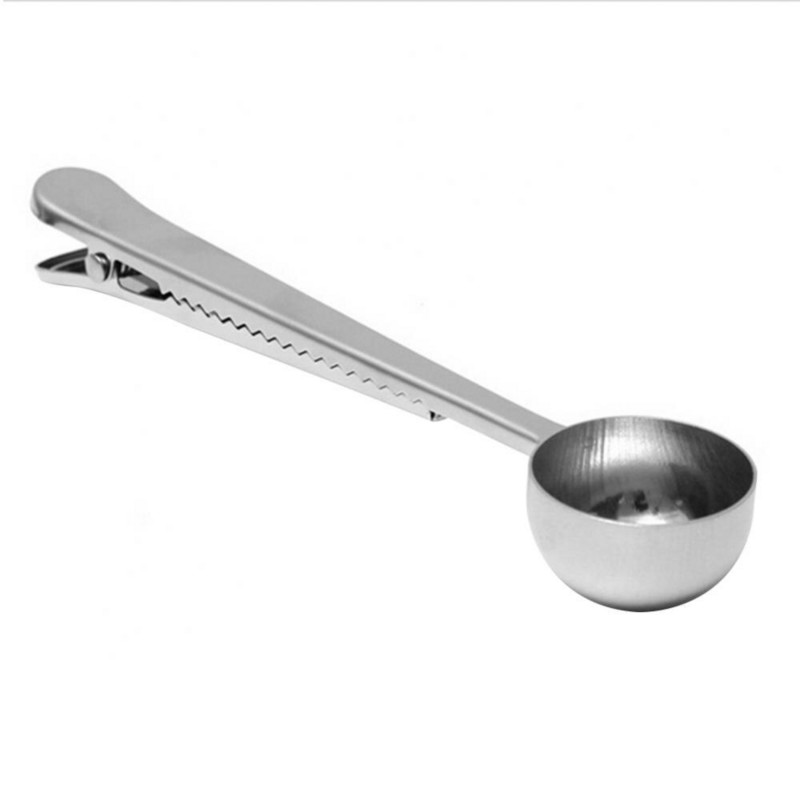 Izdržljiva kuhinjska mjerna žlica za kavu, kopča za zatvaranje vrećice, žlica, mjerna žlica, lopatica za pečenje, čaj, kava, alat