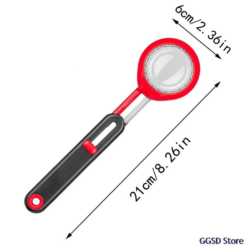 1 kom Mjerna žlica za kavu Podesivi volumen Mjerna žlica Mjerna žlica za prah Podesiva poluga Mjerna žlica Alati za kuhinjski bar