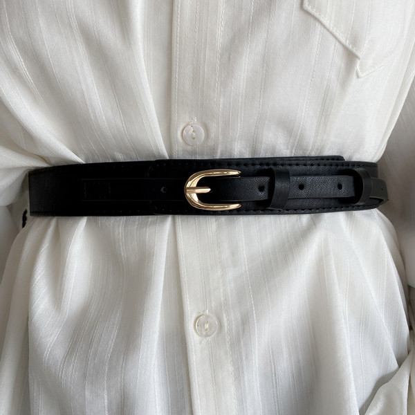 Moderan ženski remen od eko kože za struk