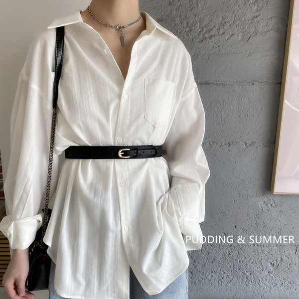 Moderan ženski remen od eko kože za struk