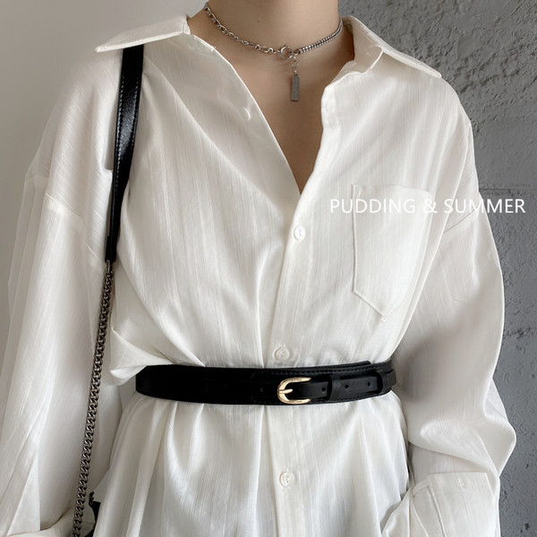 Moderan ženski remen od eko kože za struk