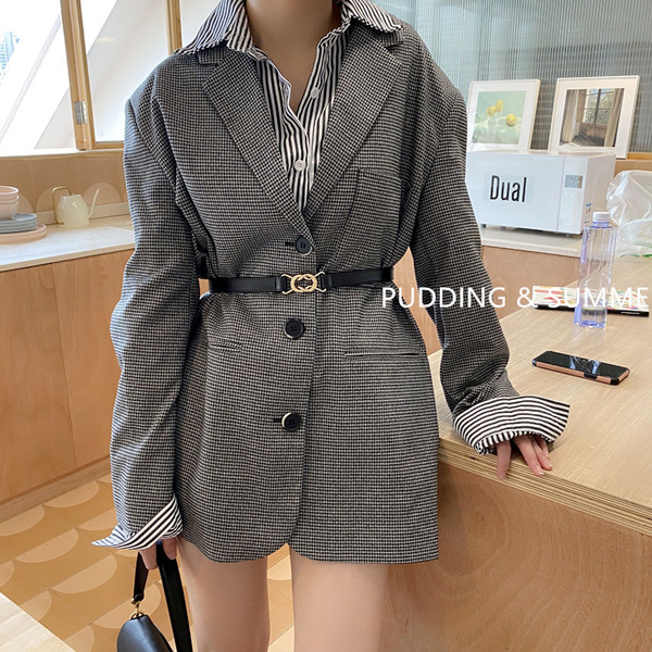 Ženski remen oko struka od eko kože sa metalnom kopčom