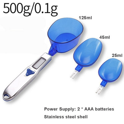 500g/0,1g Mjerna žlica Precizna digitalna elektronička Mjerna žlica LCD zaslon Mini kuhinjske vage Pribor za kuhanje i pečenje