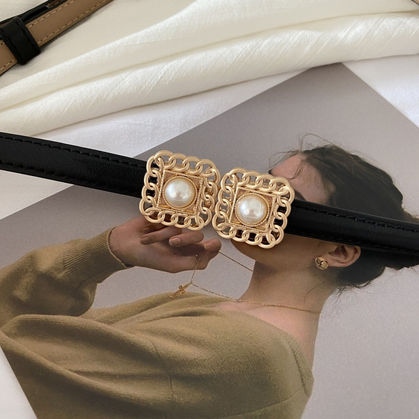 Elegantan ženski remen sa biserima