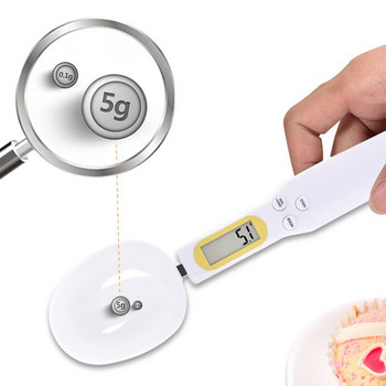 Кухненска мерителна лъжица 500/0,1g LCD дисплей Цифров електронен цифров лъжица Електронна везна Мерителна лъжица Везна за храна за домашни любимци