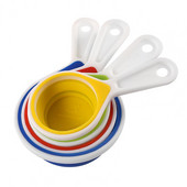 Prijenosni set mjernih žlica od 4 komada, praktičan i dobar prihvat Lagana sklopiva mjerna žlica Lako skladištenje Pribor za pečenje