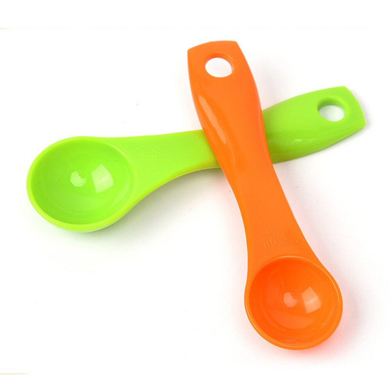 Schnesland plastične mjerne žlice za kuhinjsko kuhanje, pečenje, suha žlica za kavu, 4 kompleta