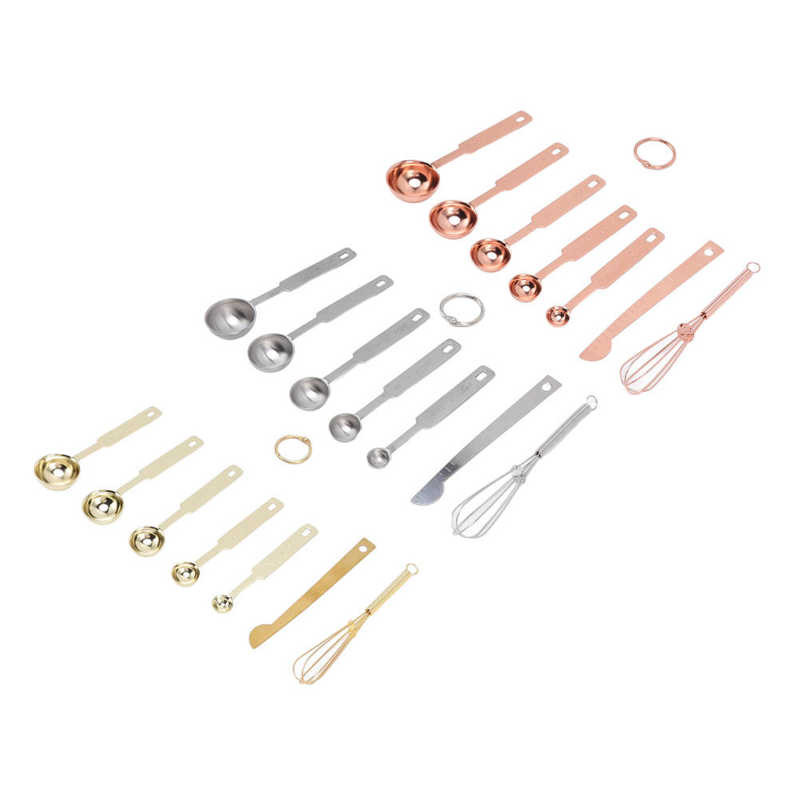 Mjerne žlice za pečenje Mjerne žlice 7 u 1 s mješalicom za izjednačavanje jaja za pečenje