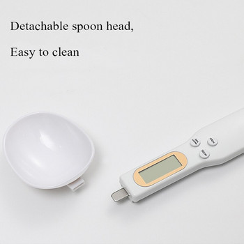 Електронна кухненска везна 500g/0.1g с LED дисплей Цифрова мерителна лъжица Храна Кафе на прах Захар на прах Инструмент за тегло и обем