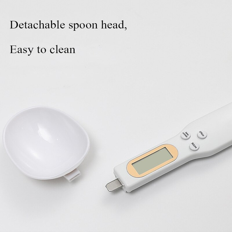 Elektronska kuhinjska vaga 500 g/0,1 g s LED zaslonom, digitalna mjerna žlica, hrana, kava u prahu, šećer u prahu, težina, volumen, alat