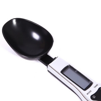 Домакински кухненски инструменти Измерване на една лъжица Прецизна електронна везна Мляко на прах Лекарство 0,1 г Лъжица от неръждаема стомана