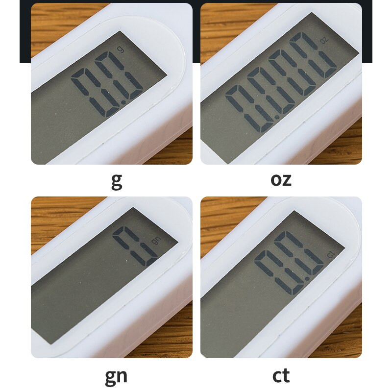 Elektronska kuhinjska vaga Žlica 500 g 0,1 g LCD Digitalna mjerna digitalna vaga za brašno za hranu za mini kuhinjsku vagu za kavu i mlijeko