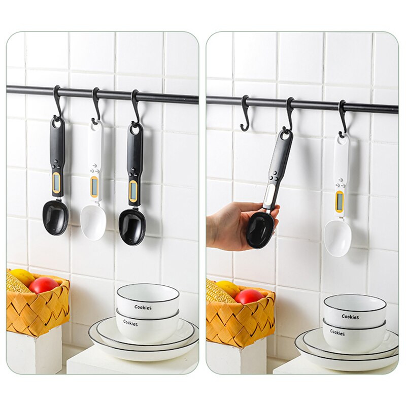 Elektronska kuhinjska vaga Žlica 500 g 0,1 g LCD Digitalna mjerna digitalna vaga za brašno za hranu za mini kuhinjsku vagu za kavu i mlijeko