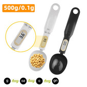 Elektronska kuhinjska vaga 500g 0,1g LCD digitalna mjerna vaga za brašno digitalna žlica mini kuhinjski alati vaga za mlijeko i kavu