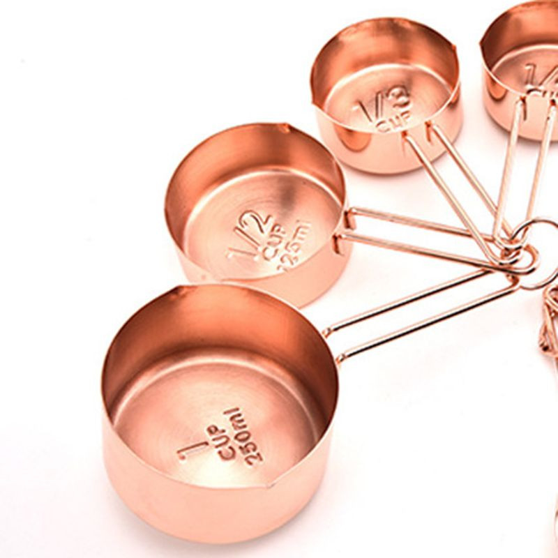 8 komada nordijskih mjernih šalica od nehrđajućeg čelika Set žlica Kava Čaj Hrana Kuhinjsko pečenje Alati za kuhanje