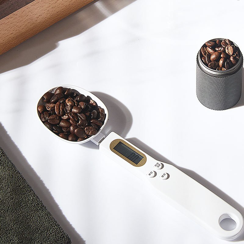USB elektronička kuhinjska vaga 500g 0,1g LCD žlica za mjerenje težine hrane kava čaj žlica za šećer vaga elektronska mjerna žlica