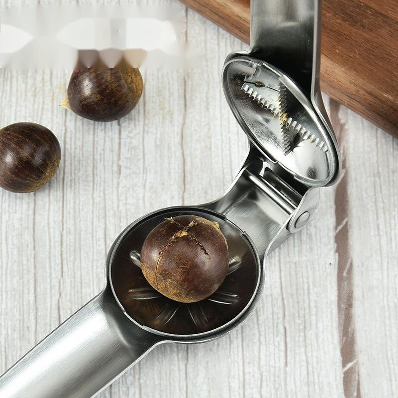 Stezaljka za kesten od nehrđajućeg čelika Stezaljka za orahe Ljuštilica za kesten Kuhinjski alat za ljuštenje oraha Kuhinjski pribor Nasjeckajte orahe