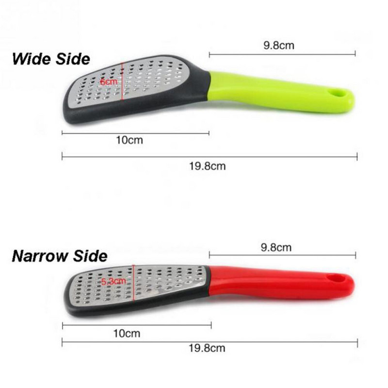 Rezač za povrće, voće, čokoladu, višenamjenski kućni, dugačka ručka, ribež za sir od nehrđajućeg čelika, ručni praktičan alat