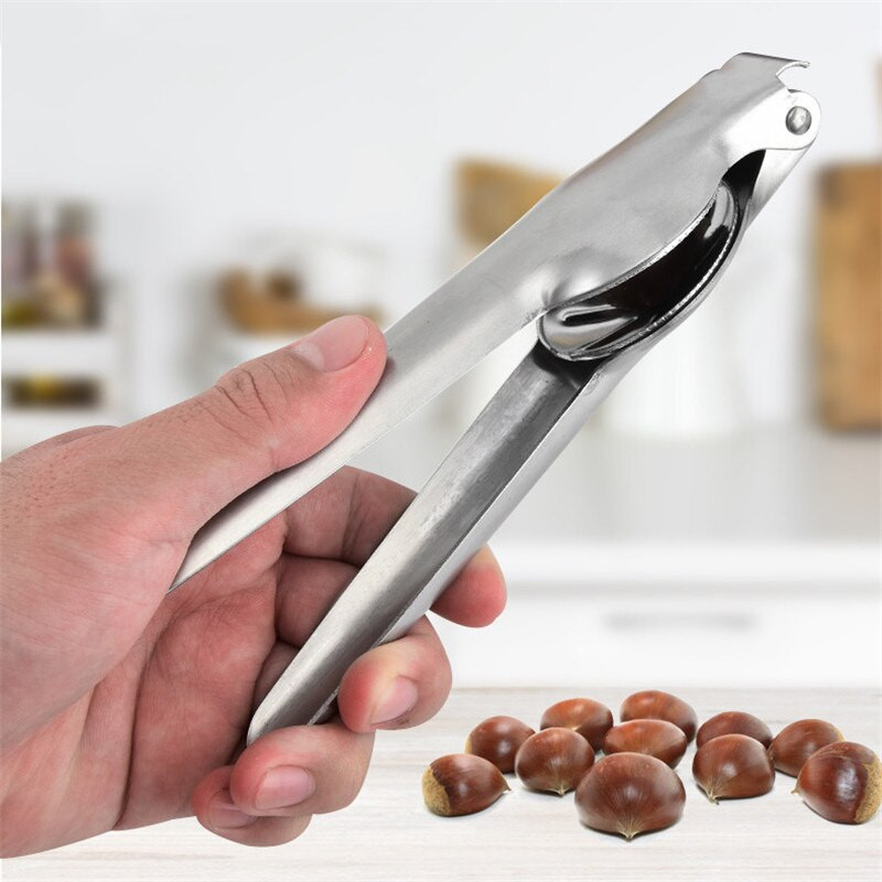 Nehrđajući čelik 2 u 1 štipaljka za kesten Kliješta za orahe Kućanski razbijač oraha Otvarač za orahe Kuhinjski alati Rezač Naprave