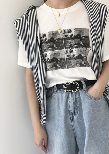 Novi model ženskog remena od eko kože u crnoj boji