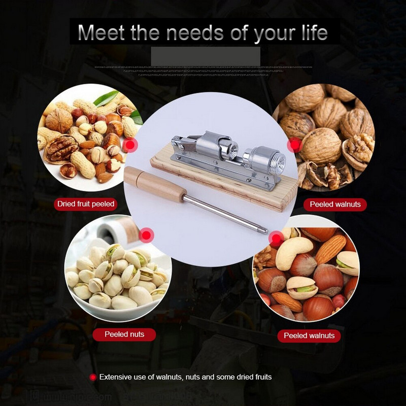 Käsitsi roostevabast terasest kreeka pähklipuruja mehaaniline koorija kreeka pähkli pähklipurustaja tangid kiiravaja köögividinad klambritööriistad