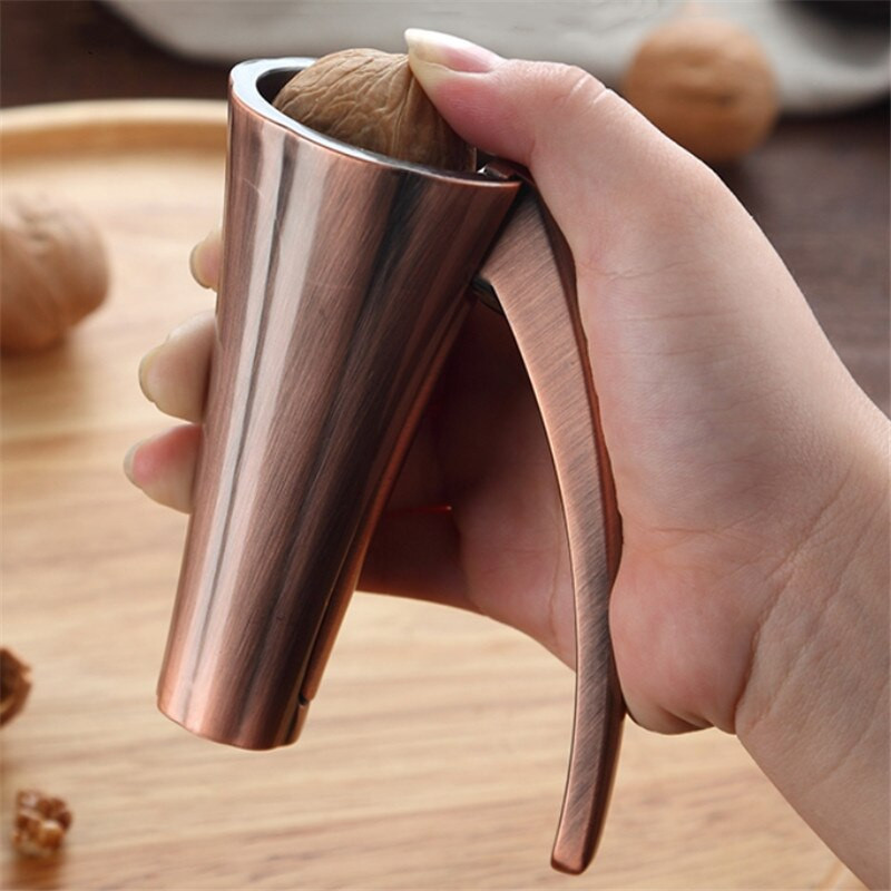 Lošilica za orahe od legure cinka Lockalica za orahe Kuhinjski alat Ljuska od borovine Lijevak s matiranim rukohvatima Kliješta Kreativna stezaljka Alat za otvaranje