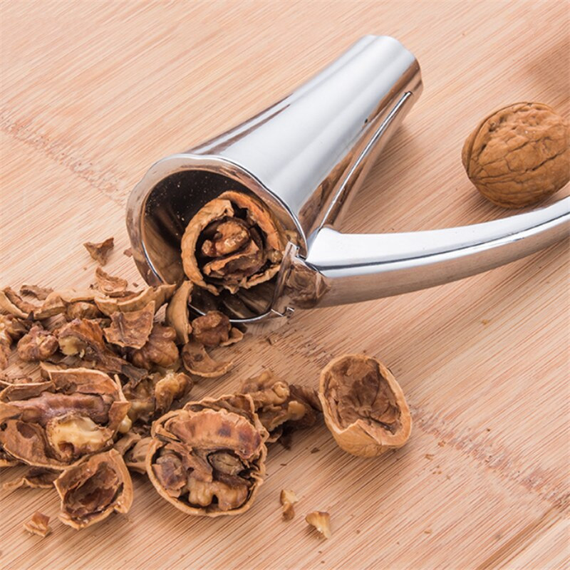 Lošilica za orahe od legure cinka Lockalica za orahe Kuhinjski alat Ljuska od borovine Lijevak s matiranim rukohvatima Kliješta Kreativna stezaljka Alat za otvaranje