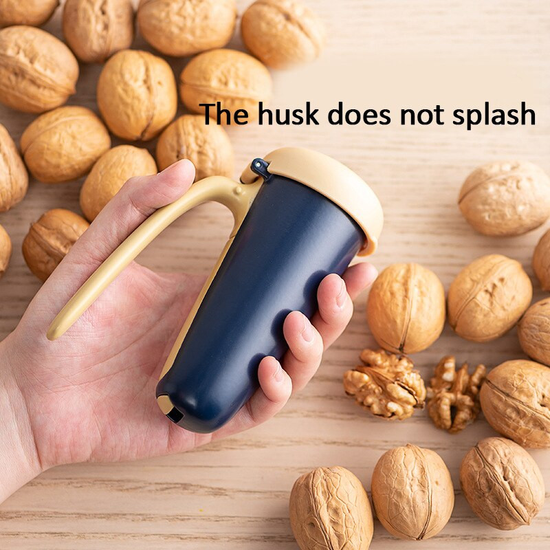 Kućni alat za ljuštenje oraha, štipaljka za ljuštenje oraha, lješnjaka, badema, s poklopcem, alat za lomljenje oraha
