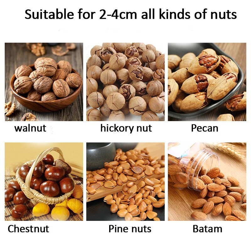 Kućni alat za ljuštenje oraha, štipaljka za ljuštenje oraha, lješnjaka, badema, s poklopcem, alat za lomljenje oraha