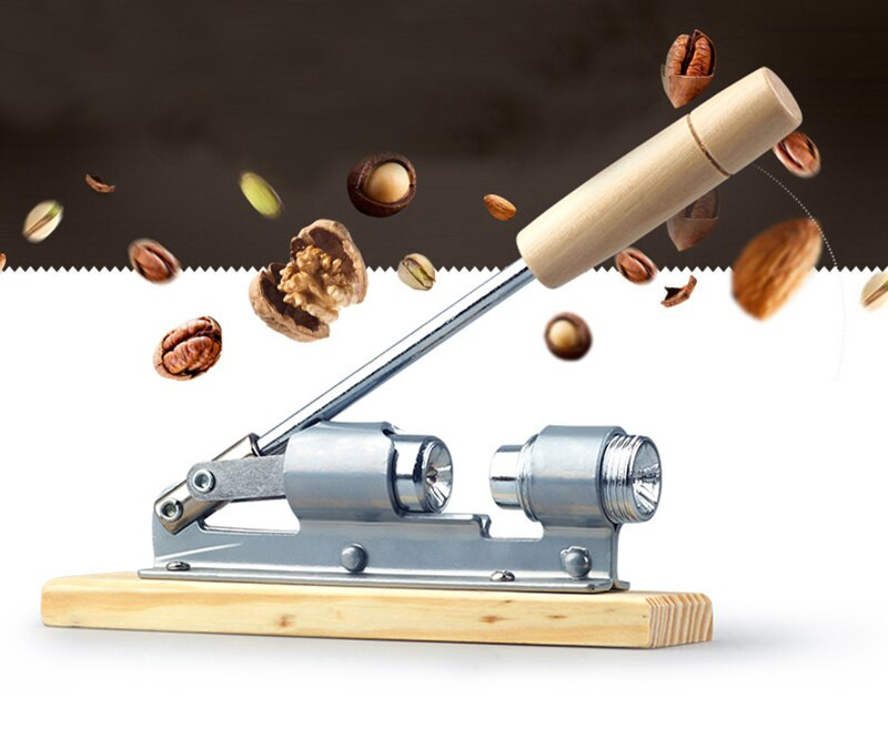 Razbijač oraha od nehrđajućeg čelika Alat za otvarač oraha Kliješta za razbijanje oraha Krckalica za orahe Brzi mehanički otvarač Kuhinjski dodaci