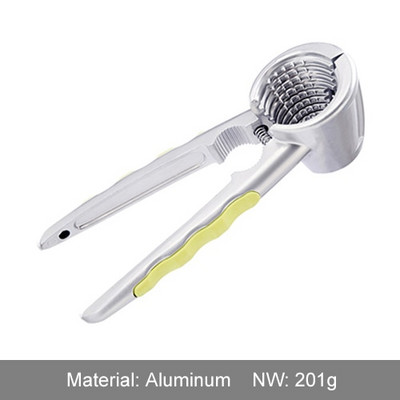 Aluminijski razbijač oraha sa stezaljkama s četiri stege Kuhinjski alat Višenamjenski razbijač oraha Kliješta za razbijanje oraha Alat za otvaranje