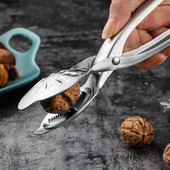 1 kom Kestenjasta kliješta od nehrđajućeg čelika Kliješta za orahe Metalna ljuska za orahe Kuhinjski alat Otvarač za suho voće Rezač Naprave Izdržljiv