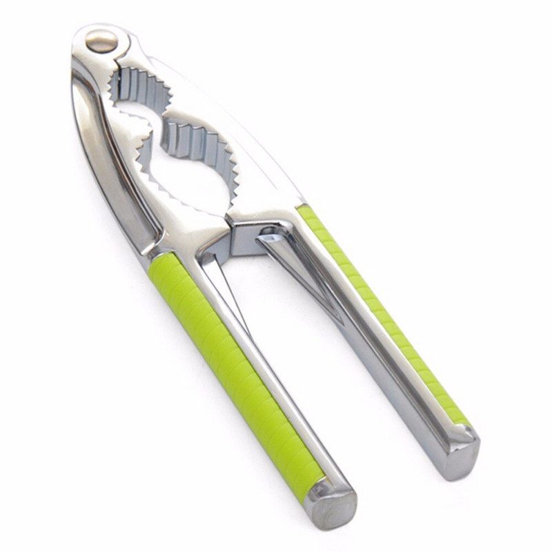 4 komada Orašara od nehrđajućeg čelika Ekološki prihvatljivi kuhinjski alati Višenamjenski razbijač oraha Kliješta za ljuštenje oraha Metalni otvarač Razbijač