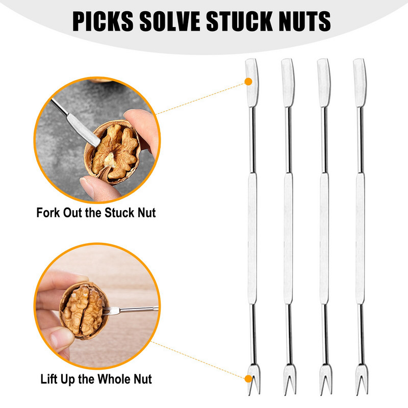 Ručni otvarač za makadamije Orahe Stroj za razbijanje oraha Duty Kreker za lješnjake Kuhinjska stezaljka Alat za kopče