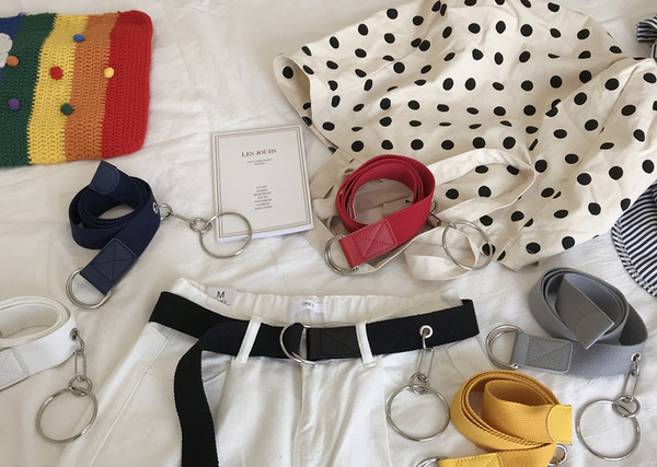 Cureaua de dama din piele ecologica si material textil