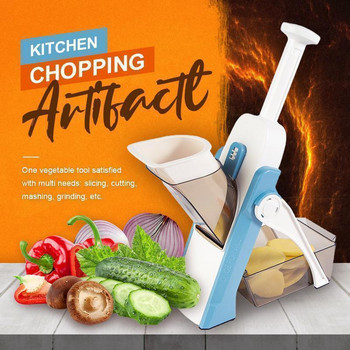 Σετ γκατζετ κουζίνας Κόφτης λαχανικών πατάτας Πολλαπλός θρυμματιστής τροφίμων Save Effort Fruit Triter Thicken Manual Carrot Cutter Tool