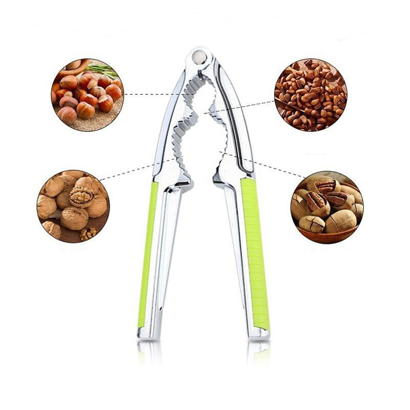 Kuhinjski alat za ljuštenje oraha, stezaljka, kliješta, razbijač, ljuska za orahe, legura cinka, ljuska za orahe, badem, orah, pekan, lješnjak, lješnjak, orah