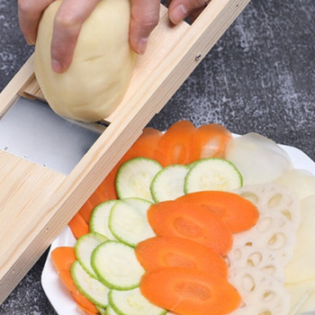 Ξύλινος τεμαχιστής λάχανου Κόφτης λαχανικών Τρίφτης λαχανικών Εργαλείο κουζίνας Κι