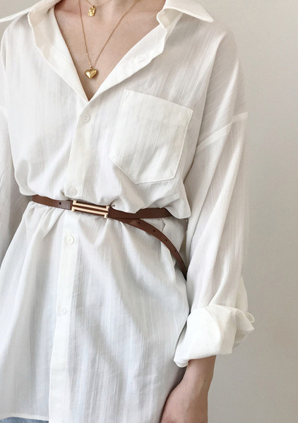 Novi model ženskog remena - crne boje