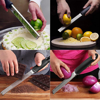 Εργαλείο κουζίνας Zester Cheese Slicer Νέος ανοξείδωτος λεμόνι Πολυλειτουργικός τρίφτης εσπεριδοειδών Lemon Zester Τρίφτης λαχανικών Peeler Slicer