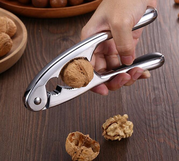 1 ΤΕΜ. Κακ αμύγδαλο Καρυδιά πεκάν Φουντούκι Φουντούκι Φουντούκι Filbert Nut Κουζίνα Καρυοθραύστης Sheller Clip Tool Clamp Plier Cracker OK 0735