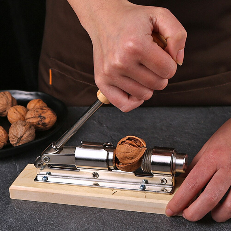 Višenamjenska stezaljka za orah od nehrđajućeg čelika Pecan Lockalica za orahe Mehanička ljuska za orahe Lockalica za orahe Brzi otvarač Kuhinjski alati