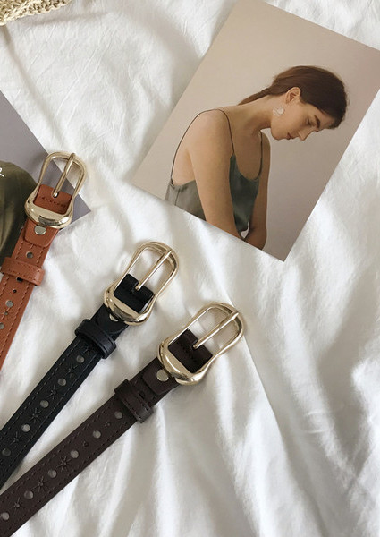 Curea din piele ecologica reglabila